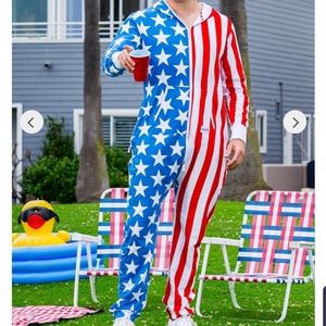 Tipsy Elves men's patriotic body suit